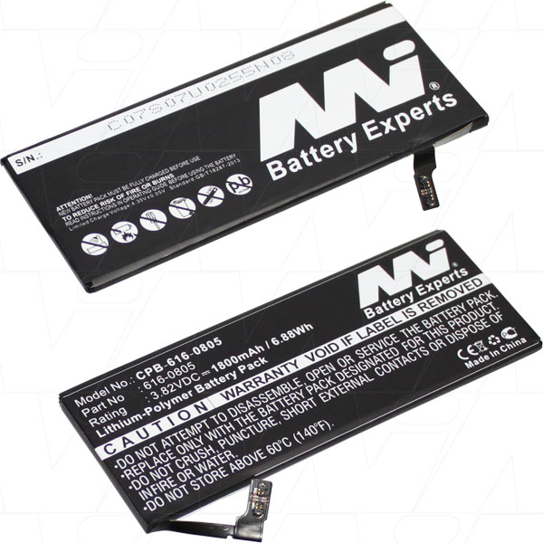 MI Battery Experts CPB-616-0805-BP1